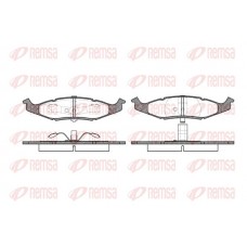 0477.00 REMSA КомплеК т гальмівних колодок, дискове гальмо