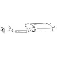 23616 SIGAM Глушник вихлопних газів кінцевий