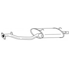 23616 SIGAM Глушник вихлопних газів кінцевий