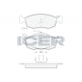 181518 ICER Комплект гальмівних колодок дисковий гальм