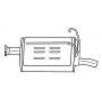 23647 SIGAM Глушник вихлопних газів кінцевий