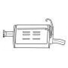 23647 SIGAM Глушник вихлопних газів кінцевий