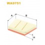 WA9751 WIX FILTERS Повітряний фільтр