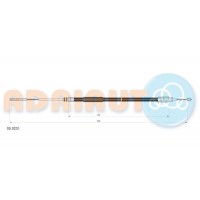 05.0231 ADRIAUTO Тросик, cтояночный тормоз