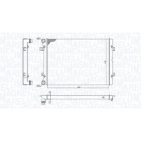 350213196100 MAGNETI MARELLI Радіатор охолодження двигуна