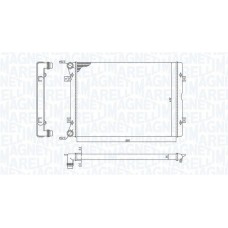 350213196100 MAGNETI MARELLI Радіатор охолодження двигуна