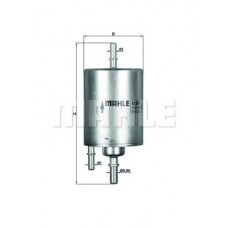 KL 573 MAHLE Паливний фільтр