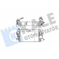 345055 KALE OTO RADYATÖR Интеркулер