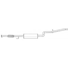 11413 SIGAM Середній глушник вихлопних газів