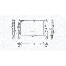 350213972000 MAGNETI MARELLI Радіатор охолодження двигуна