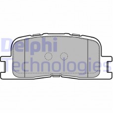 LP2703 DELPHI КомплеК т гальмівних колодок, дискове гальмо