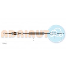 27.0234.1 ADRIAUTO Тросик, cтояночный тормоз
