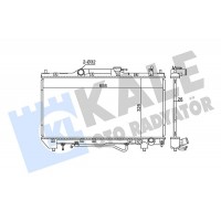 342190 KALE OTO RADYATÖR Радіатор охолодження двигуна