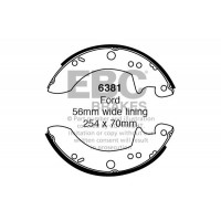6381 EBC Brakes Комплект гальмівних колодок