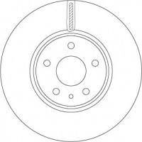 DF6811 TRW Гальмівний диск