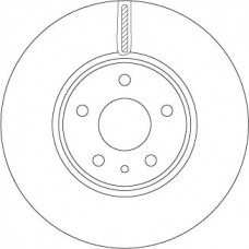 DF6811 TRW Гальмівний диск