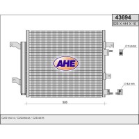 43694 AHE Конденсатор кондиціонера