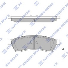 SP1119-R Hi-Q Комплект гальмівних колодок дисковий гальм