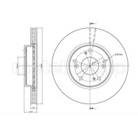 800-1685C CIFAM Гальмівний диск