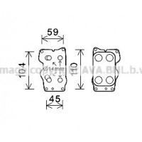 CN3307 AVA QUALITY COOLING масляний радіатор двигунне олива