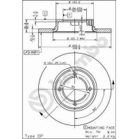 14025 AP Гальмівний диск