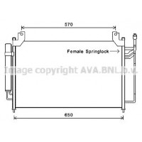 MZA5240D AVA QUALITY COOLING Конденсатор кондиціонера