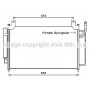 MZA5240D AVA QUALITY COOLING Конденсатор кондиціонера