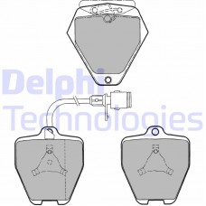 LP1024 DELPHI Комплект гальмівних колодок дисковий гальм