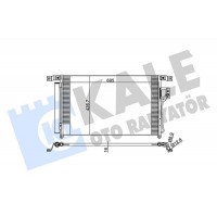 379300 KALE OTO RADYATÖR Конденсатор кондиціонера
