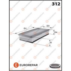 1612889180 EUROREPAR Повітряний фільтр