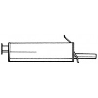 34603 SIGAM Глушник вихлопних газів кінцевий