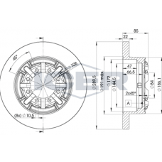 78BD8773-1 ICER Гальмівний диск
