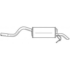 49648 SIGAM Глушник вихлопних газів кінцевий