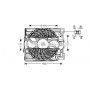BW7509 AVA QUALITY COOLING Вентилятор охолодження двигуна