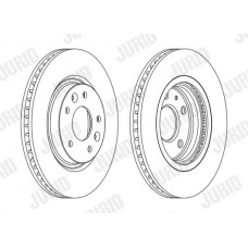 563120JC JURID Гальмівний диск