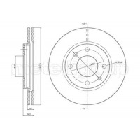 800-238 CIFAM Гальмівний диск