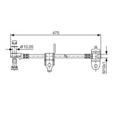 1 987 481 045 BOSCH Гальмівний шланг