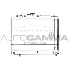 100474 AUTOGAMMA Радіатор охолодження двигуна