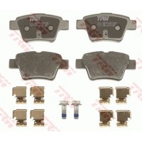 GDB1620 TRW Комплект гальмівних колодок дисковий гальм