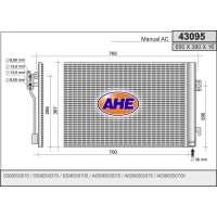 43095 AHE Конденсатор кондиціонера