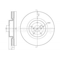 800-1746C CIFAM Гальмівний диск