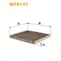 WP9137 WIX FILTERS Фільтр повітря у внутрішньому просторі
