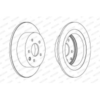 DDF1590C FERODO Гальмівний диск