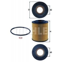 OX 154/1D MAHLE Масляний фільтр