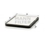 CUK 2424 MANN-FILTER Фільтр повітря у внутрішньому просторі