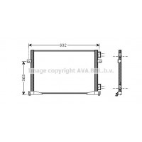 RTA5339 AVA QUALITY COOLING Конденсатор кондиціонера