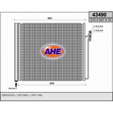 43490 AHE Конденсатор кондиціонера