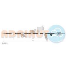 52.0261.2 ADRIAUTO Тросик, cтояночный тормоз