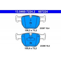 13.0460-7224.2 ATE Комплект гальмівних колодок дисковий гальм