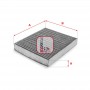 S 4136 CA SOFIMA Фільтр повітря у внутрішньому просторі